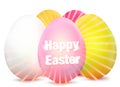 Easter Egg Design colorful graphic illsutration design Royalty Free Stock Photo