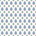 Easter egg design shape pattern background