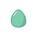 Easter egg doodle icon, vector illustration Royalty Free Stock Photo