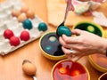 Easter Egg dying process