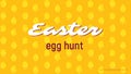 Easter egg hunt card, seamless vector pattern