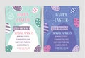 Easter egg hunt invitation template.