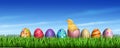 Easter Egg Hunt Surprise Royalty Free Stock Photo