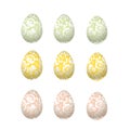 Easter egg luxury decoration vector illustration.