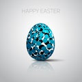 easter egg mesh 3 Royalty Free Stock Photo