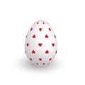 Colorful 3D realistic Easter egg Royalty Free Stock Photo