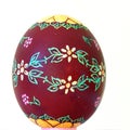 Easter egg scraped