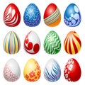 Easter egg set Royalty Free Stock Photo