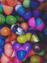 Easter egg shells plastic