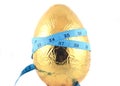 Easter Egg with Tape Measure 2 Royalty Free Stock Photo