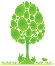 Easter egg tree. Royalty Free Stock Photo
