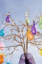 Easter egg tree decoration Royalty Free Stock Photo