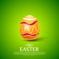 Easter egg.Vector illustration Background Royalty Free Stock Photo