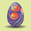easter egg. Vector illustration decorative design Royalty Free Stock Photo