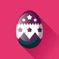 easter egg. Vector illustration decorative design Royalty Free Stock Photo
