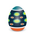 easter egg. Vector illustration decorative design Royalty Free Stock Photo