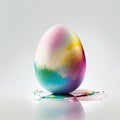 easter egg water color created with Generative AI Technology