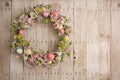 Easter egg wreath Royalty Free Stock Photo