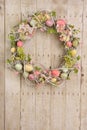 Easter egg wreath Royalty Free Stock Photo