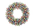 Easter Egg Wreath Royalty Free Stock Photo