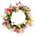 Easter egg wreath