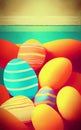 Easter eggs - abstract digital art