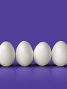 Easter Eggs as group, on colorful background Royalty Free Stock Photo