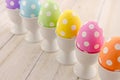 Easter Eggs and Baskets Royalty Free Stock Photo