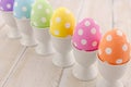 Easter Eggs and Baskets Royalty Free Stock Photo