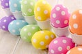 Easter Eggs and Baskets Royalty Free Stock Photo