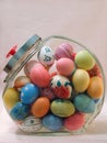 Easter Eggs in a Candy Jar