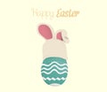 Easter Eggs Card Royalty Free Stock Photo