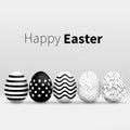 Easter Eggs Card Royalty Free Stock Photo