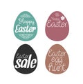 Easter Eggs Card Royalty Free Stock Photo