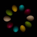 Easter Eggs celebration, color, decorative, design, group, holiday, objects, colorful