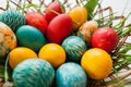 Easter eggs collection , handmade painting, Orthodox Easter