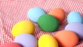 Easter eggs or color egg. Multi-colorful of easter eggs Royalty Free Stock Photo