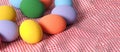 Easter eggs or color egg. Multi-colorful of easter eggs Royalty Free Stock Photo