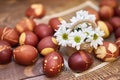 Easter eggs composition Royalty Free Stock Photo