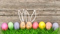 Easter eggs cute bunny Funny decoration Happy Easter