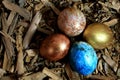 Easter eggs Decorated easter celebration egg Royalty Free Stock Photo