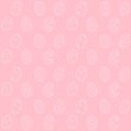 Easter eggs doodle seamless pattern Royalty Free Stock Photo