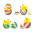 Easter Eggs, eggs hatch