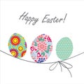 Easter eggs ellement for design Royalty Free Stock Photo
