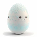 Easter Eggs With Face Design. Generative AI Royalty Free Stock Photo