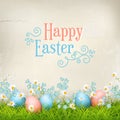 Easter eggs in Grass Royalty Free Stock Photo