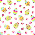 Easter eggs hand drawing