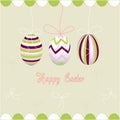 Easter eggs, happy easter