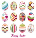 Easter eggs, happy easter