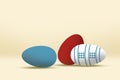 Easter eggs illustration. Royalty Free Stock Photo